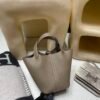 Picotin Lock Clemence Silver Hardware 18cm Full Handmade 8C Gri Elephant