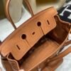 1721805714162 Hermes Birkin Cargo 25CM 2S Sesame Canvas/ Swift Leather Silver Hardware