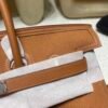 1721805714562 Hermes Birkin Cargo 25CM 2S Sesame Canvas/ Swift Leather Silver Hardware