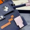 1722408084616 Hermes Epsom Kelly Doll Picto 73 Blue Saphir 89 Nior Crocodile skin Silver Hardware