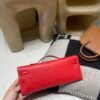 Hermes Kelly Cut 31CM Swift Leather S3 Rouge De Coeur Silver Hardware