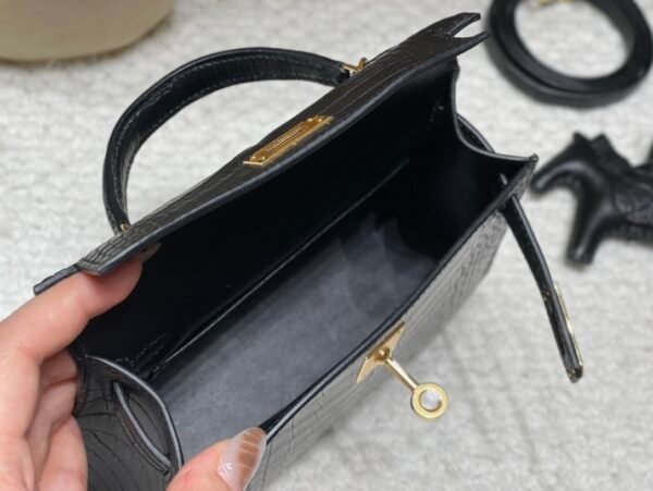 1723706818884 Mini kelly Matte Alligator 89 Nior Gold Hardware 19cm Full Handmade