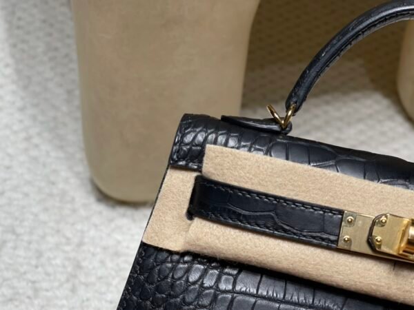 1723706819184 Mini kelly Matte Alligator 89 Nior Gold Hardware 19cm Full Handmade