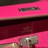 Hermes Epsom Leather Kelly To Go L3 Silver Hardware
