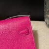Hermes Epsom Leather Kelly To Go L3 Silver Hardware