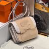 Hermès Constance 18CM Himalaya 01 Matter Crocodile Silver Hardware French Handmade