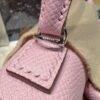 UK London Kelly Dole Picto Mauve Sylvester/Lime/Chai Special Order Epsom Silver Hardware