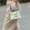 Toronto Canada Hermes OS Vert Fizz Kelly Dole Picto Epsom Leather Silver Hardware