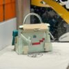 Toronto Canada Hermes OS Vert Fizz Kelly Dole Picto Epsom Leather Silver Hardware