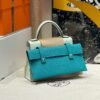 Toronto Canada Hermes OS Vert Fizz Kelly Dole Picto Epsom Leather Silver Hardware