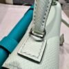 Toronto Canada Hermes OS Vert Fizz Kelly Dole Picto Epsom Leather Silver Hardware