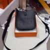 Tokyo Japan Hermes Evelyn Mini 17CM CK89 Black TC Leather Gold Hardware