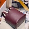Hermes Picotin 18CM Clememce Leather 0G Rouge Sellier Full Handmade Gold Hardware