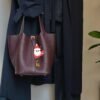 Hermes Picotin 18CM Clememce Leather 0G Rouge Sellier Full Handmade Gold Hardware