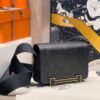 Dubai UAE Hermes Geta New Bag CK89 Noir Mysore Chever Leather Gold Hardware