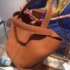 Hermes Picotin 18CM Clememce Leather CK37 Gold Hong Kong Gold Hardware