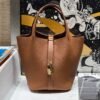 Hermes Picotin 18CM Clememce Leather CK37 Gold Hong Kong Gold Hardware
