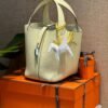 Hermes Picotin 18CM Bag Image I8 Jaune Milton Clememce Leather Silver Hardware Hermes Picotin 18CM Bag Image I8 Jaune Milton Clememce Leather Silver Hardware