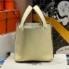 Hermes Picotin 18CM Bag Image I8 Jaune Milton Clememce Leather Silver Hardware Hermes Picotin 18CM Bag Image I8 Jaune Milton Clememce Leather Silver Hardware