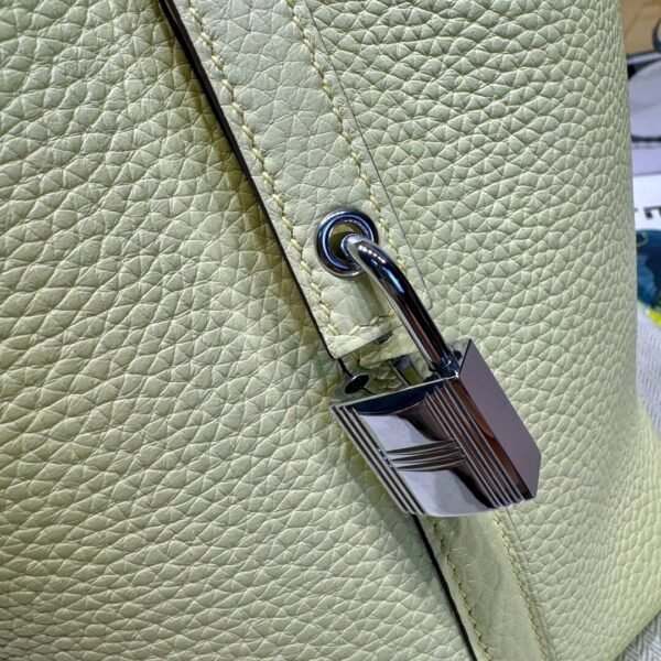Hermes Picotin 18CM Bag Image I8 Jaune Milton Clememce Leather Silver Hardware Hermes Picotin 18CM Bag Image I8 Jaune Milton Clememce Leather Silver Hardware