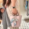 Hermes Picotin Clememce Leather 09 Mauve Pale Silver Hardware 18CM Full Handmade Hermes Picotin Clememce Leather 09 Mauve Pale Silver Hardware 18CM Full Handmade
