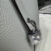 Hermes Picotin TC Leather 0V Gris Ciment Silver Hardware 18CM Full Handmade