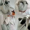 Hermes Picotin TC Leather 0V Gris Ciment Silver Hardware 18CM Full Handmade