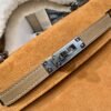 Hermes Mini Kelly Bag Swift & Chamois CK37 Gold 19CM Silver Hardware Full Handmade Hermes Mini Kelly Bag Swift & Chamois CK37 Gold 19CM Silver Hardware Full Handmade