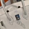 Hermes Birkin 25CM Price CK10 Craie Togo Leather Silver Hardware Full Handmade