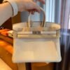 Hermes Birkin 25CM Price CK10 Craie Togo Leather Silver Hardware Full Handmade