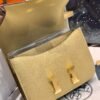 img_2834 Hermes Constance 18CM Women's Bag 9Y Chever Leather Gold Hardware Full Handmade