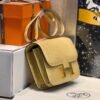 img_2838 Hermes Constance 18CM Women's Bag 9Y Chever Leather Gold Hardware Full Handmade
