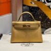 img_2859 Hermes Mini Kelly 9Y Chever Leather 19CM Gold Hardware Full Handmade
