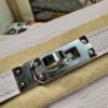 Mini Kelly ll Mauve Pale / Pearl grey So Handmade Silver Hardware French Handmade Perfect Quality