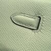 Kelly 25CM OS Vert Fizz Epsom Leather Silver Hardware French Handmade Perfect Quality