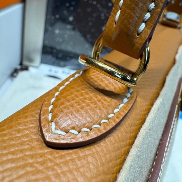 Kelly 25CM CK37 Gold Epsom Leather Gold Hardware French Handmade Perfect Quality