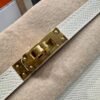 Kelly 25CM CK10 Craie Epsom Leather Gold Hardware French Handmade Perfect Quality