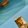 Mini Kelly ll 3P Bleu Atoll Epsom Leather Gold Hardware Perfect Quality Mini Kelly ll 3P Bleu Atoll Epsom Leather Gold Hardware Perfect Quality
