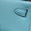 Mini Kelly ll 3P Bleu Atoll Epsom Leather Gold Hardware Perfect Quality Mini Kelly ll 3P Bleu Atoll Epsom Leather Gold Hardware Perfect Quality