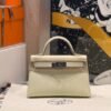 Mini Kelly ll i8 Jaune Milton Epsom Leather Silver Hardware Perfect Quality Mini Kelly ll i8 Jaune Milton Epsom Leather Silver Hardware Perfect Quality