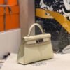 Mini Kelly ll i8 Jaune Milton Epsom Leather Silver Hardware Perfect Quality Mini Kelly ll i8 Jaune Milton Epsom Leather Silver Hardware Perfect Quality