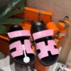 Hermes Chypre Sandal 5P Pink Rose Alligator HCP Crocodile Matte Full Handmade