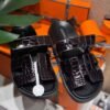 Hermes Chypre Sandal 41 Havane Alligator HCP Crocodile Shiny Full Handmade