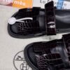 Hermes Chypre Sandal 41 Havane Alligator HCP Crocodile Shiny Full Handmade