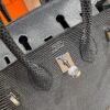 Birkin 25CM Lizard Leather 84 Gris Fonce Silver Hardware French Handmade Perfect Quality