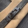 Birkin 25CM Lizard Leather 84 Gris Fonce Silver Hardware French Handmade Perfect Quality