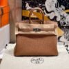 Birkin 25CM CK37 Gold Togo Leather Silver Hardware French Handmade Perfect Quality