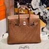 Birkin 25CM CK37 Gold Togo Leather Silver Hardware French Handmade Perfect Quality