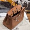 Birkin 25CM CK37 Gold Togo Leather Silver Hardware French Handmade Perfect Quality