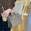 Birkin 25CM CK18 Etoupe Togo Leather Gold Hardware French Handmade Perfect Quality